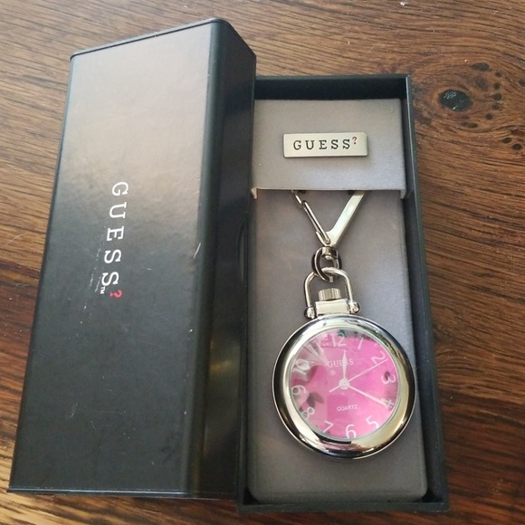 guess pocket watch